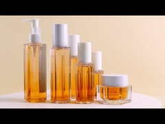 Lüks 100ml 120ml 200ml Kozmetik Paketleme Plastik altıgen losyon şişesi vücut sis püskürtücüsü ile