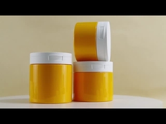 Mat vücut kremi kavanozları 500g 700g plastik vücut tereyağı kapları yaka malzemesi PET