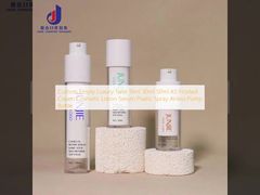 Custom Empty Luxury Twist 15ml 30ml 50ml AS Frosted Cream Cosmetic Lotion Serum Plastic Spray Airless Pump Bottle