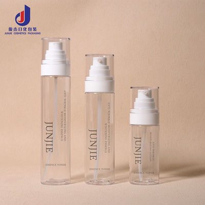 100ml PET Plastik Şişeler 4oz 5oz Kozmetik Paketleme Şişeler Baskı İşlemleri
